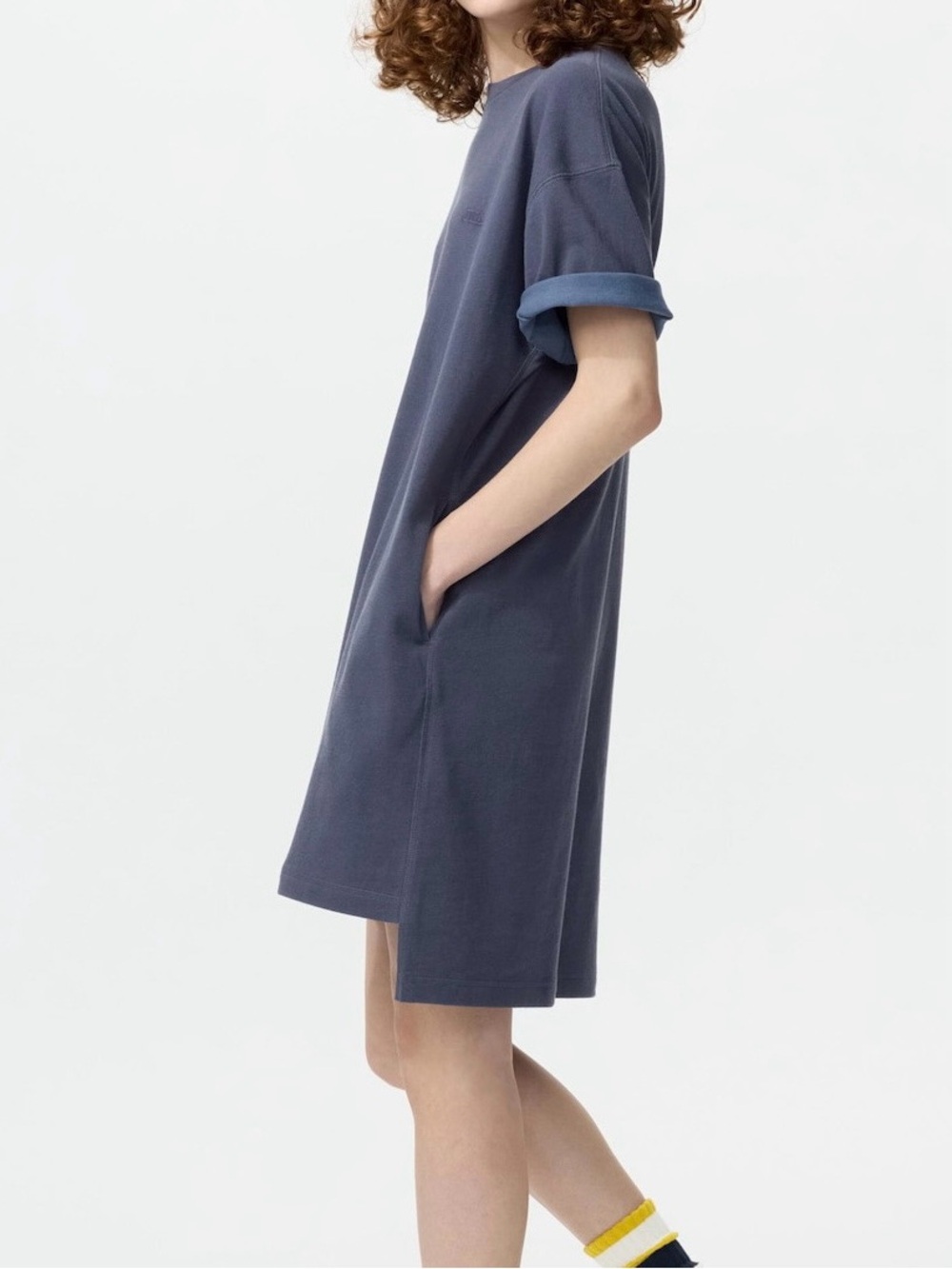 Uniqlo JW Oversized Bicolor T-Shirt Dress